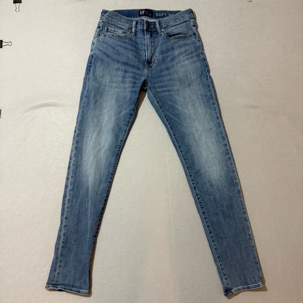 GAP Soft Wear Slim Taper Light Blue Jeans